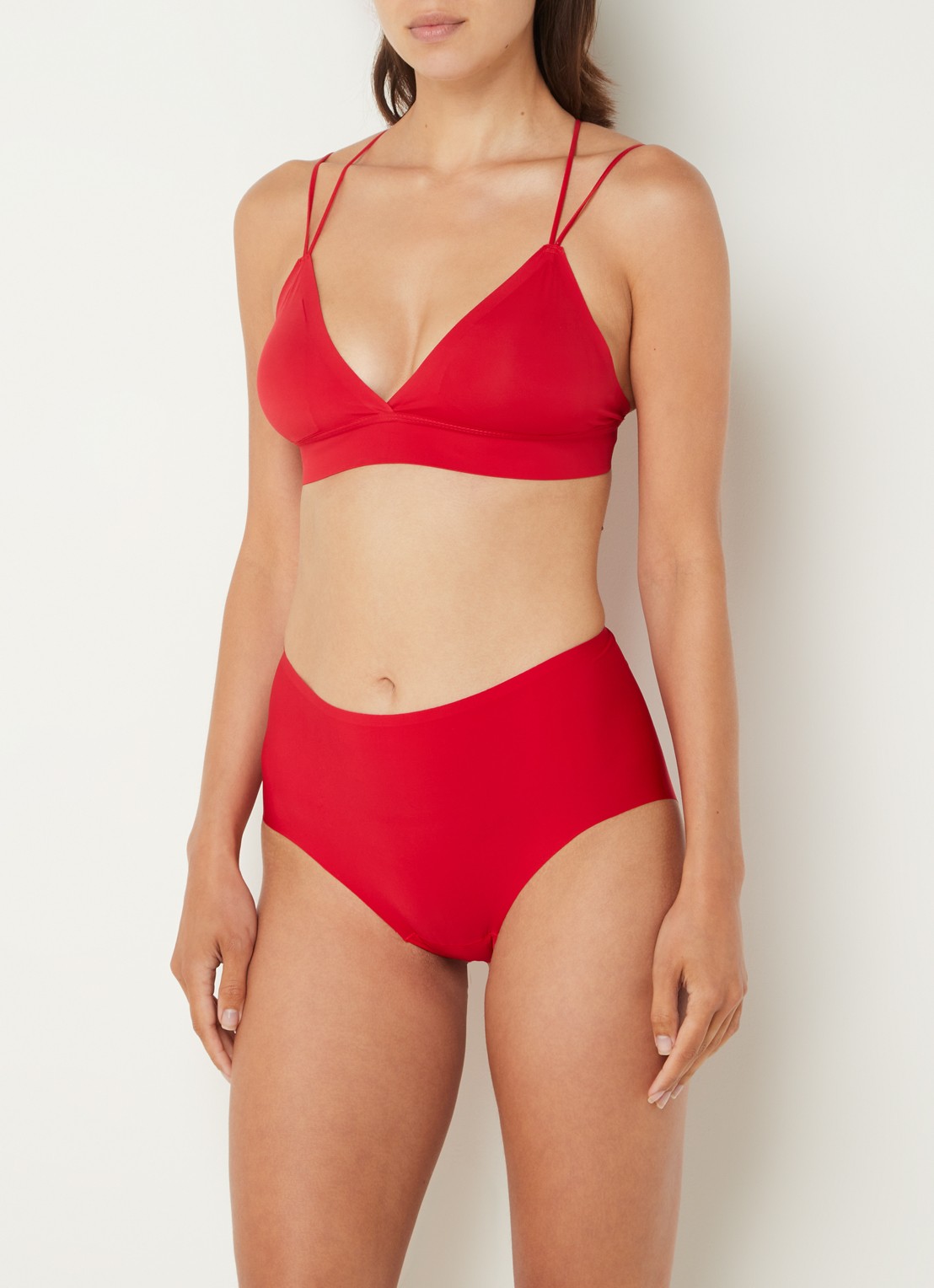 MAGIC Bodyfashion Dream naadloze slip in 2-pack - voorkant 3 steenrood