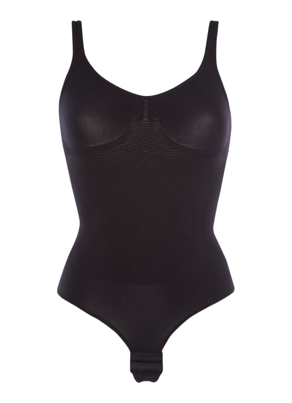 MAGIC Bodyfashion Low back corrigerende string body - voorkant 4 zwart