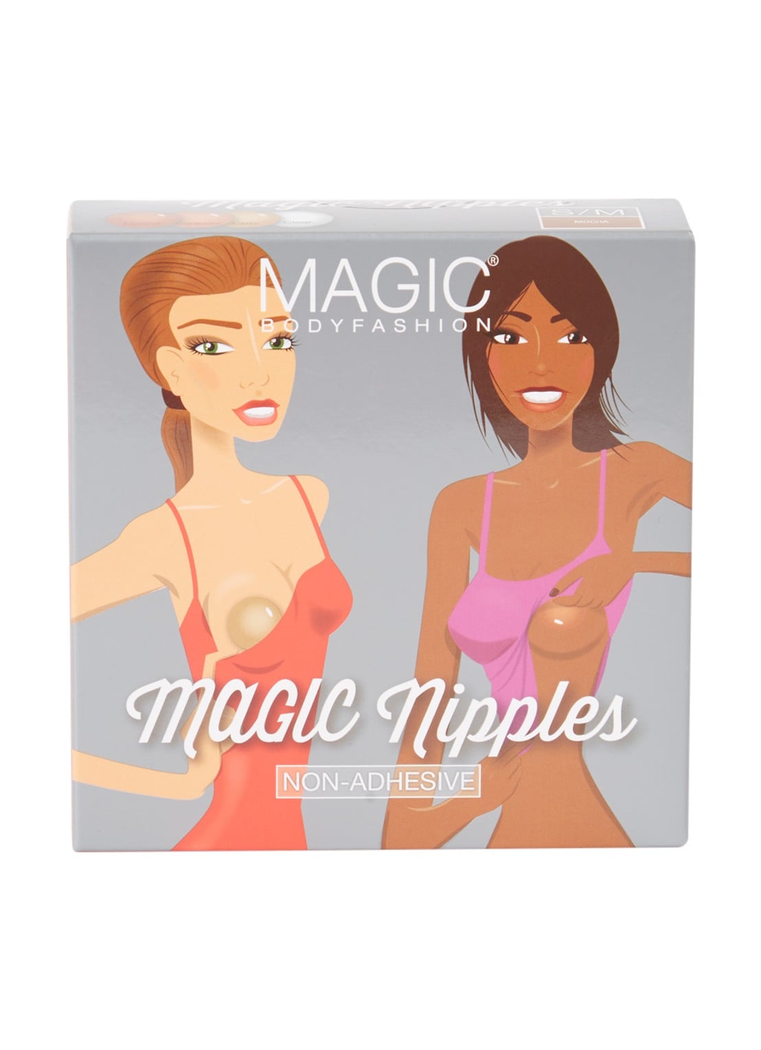 MAGIC Bodyfashion Magic Nipples tepelplakkers - voorkant hazelnootbruin
