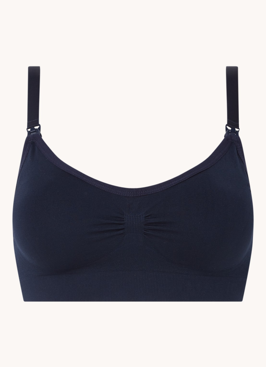 MAGIC Bodyfashion Mama Comfort voedings bh met uitneembare padding - voorkant 2 blauw