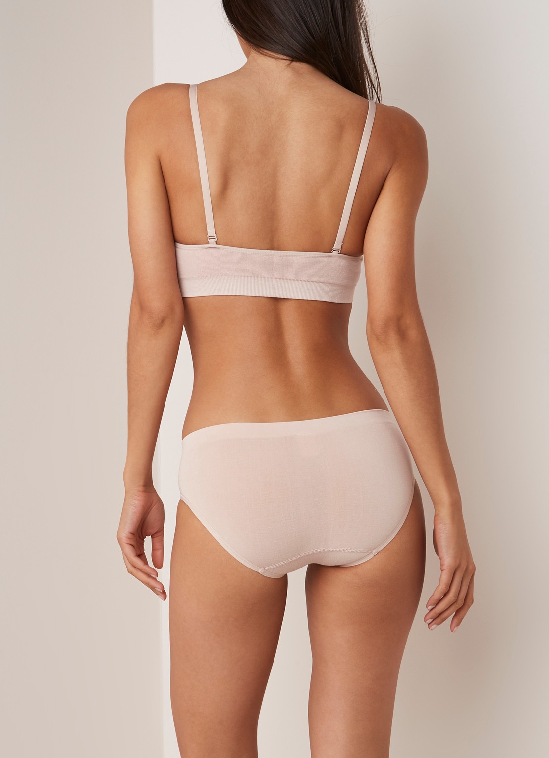 MAGIC Bodyfashion Slip van bamboe in 2-pack - achterkant 2 oudroze