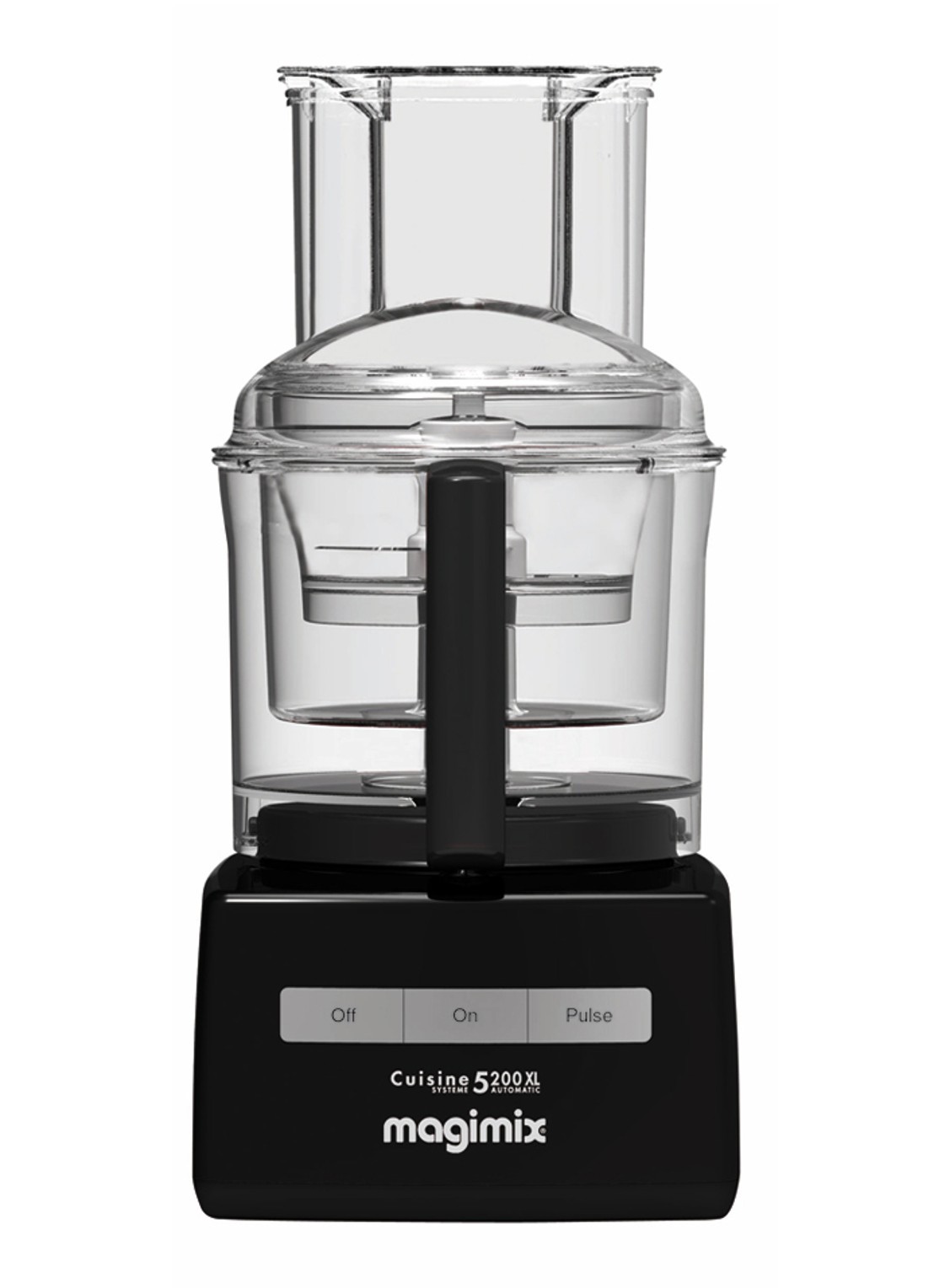 Magimix 5200 XL Premium keukenmachine 3,6 liter - voorkant 3 zwart