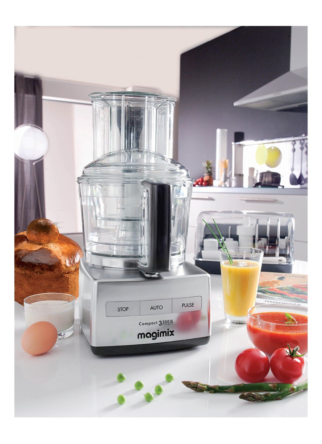 Magimix Compact 3200 XL keukenmachine - detail 3 grijs