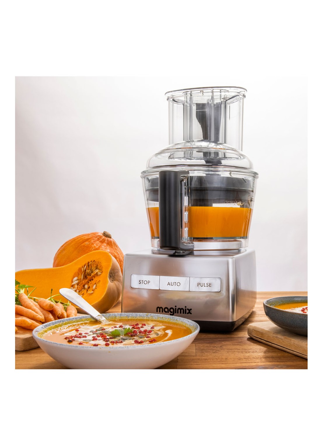 Magimix Compact 3200 XL keukenmachine - voorkant 7 chroom