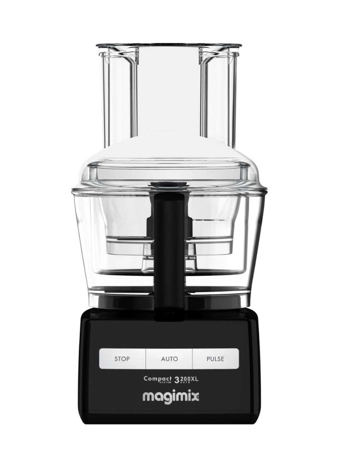 Magimix Compact 3200 XL keukenmachine - voorkant zwart