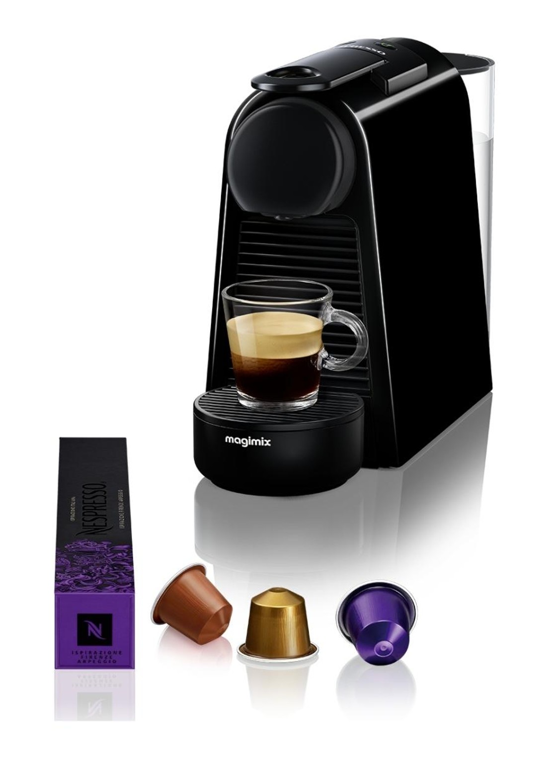 Magimix Essenza Mini Nespresso machine 11368 - voorkant 7 diepzwart