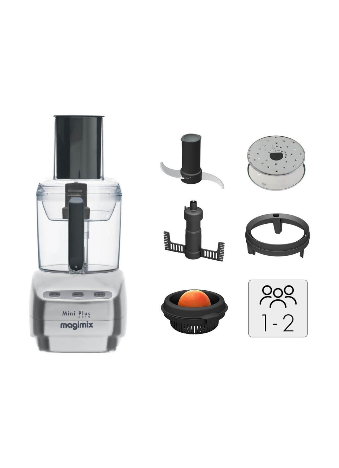 Magimix Mini Plus foodprocessor 1,7 liter - detail 5 zilver