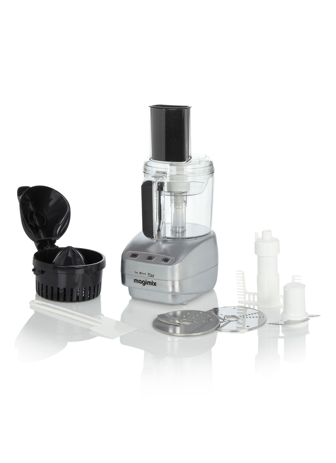 Magimix Mini Plus foodprocessor 1,7 liter - voorkant 2 zilver
