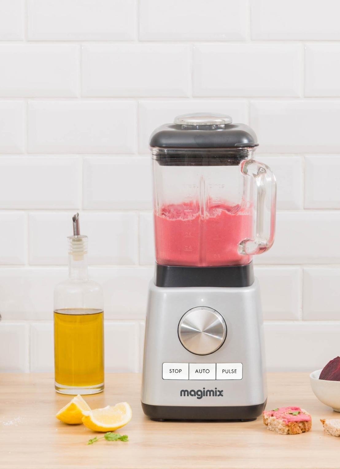 Magimix Power 3 blender 1,2 liter - detail 3 zilver