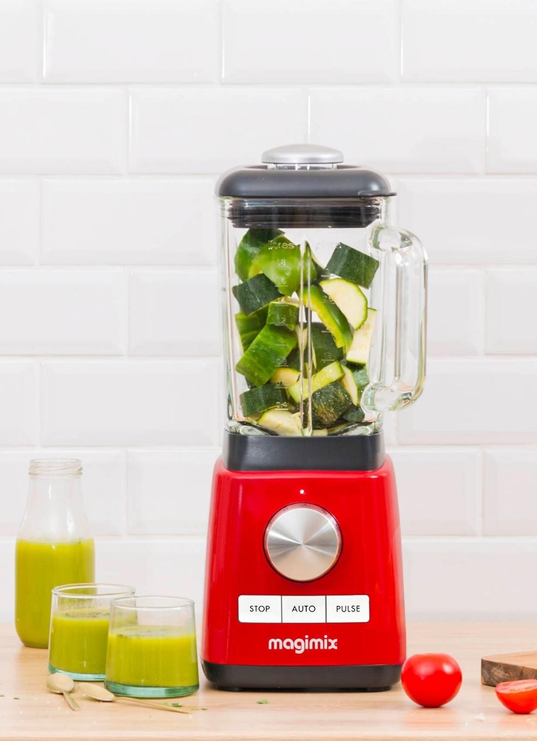 Magimix Power 4 blender 1,8 liter - detail 3 steenrood