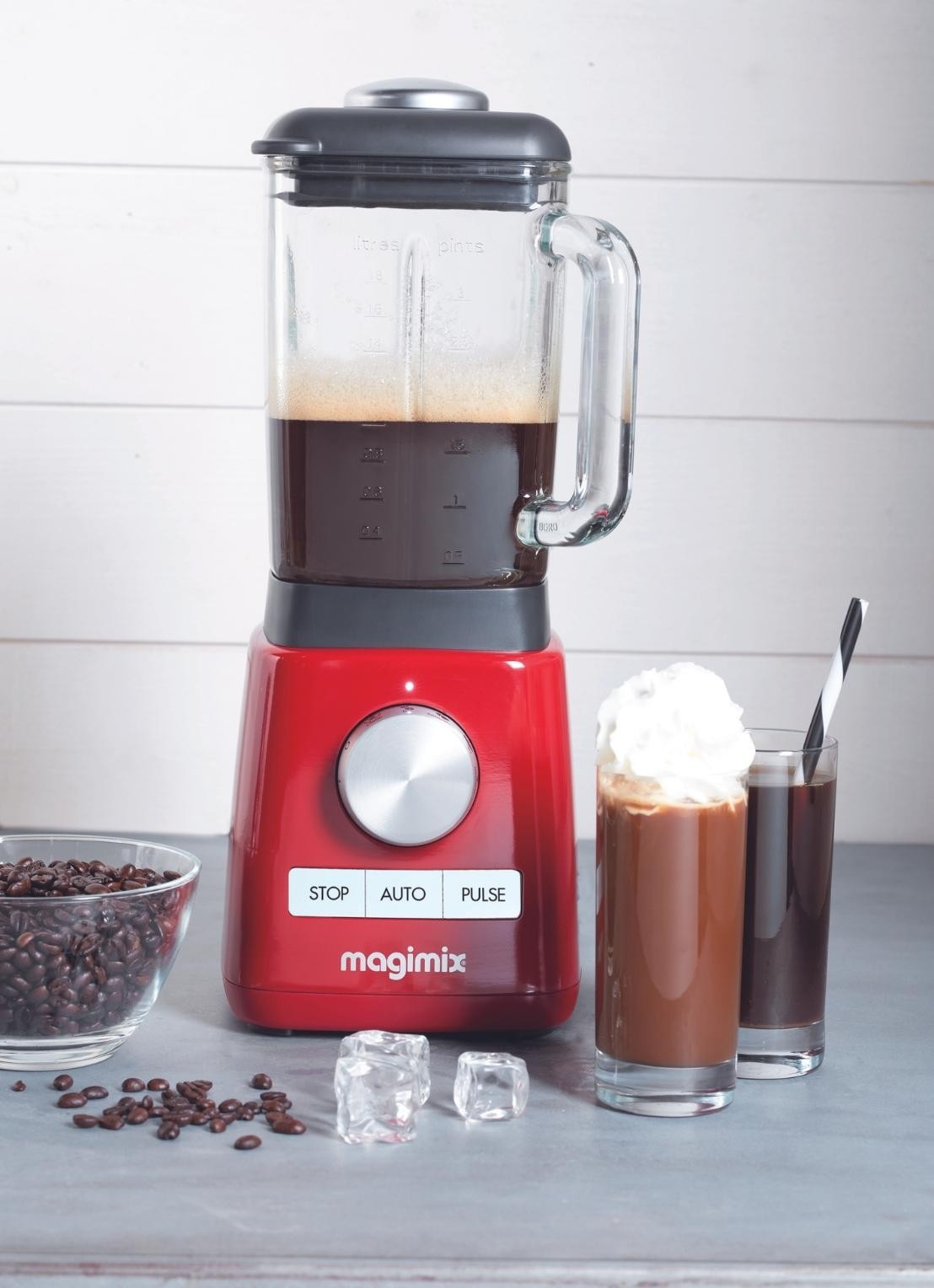 Magimix Power 4 blender 1,8 liter - detail 5 steenrood