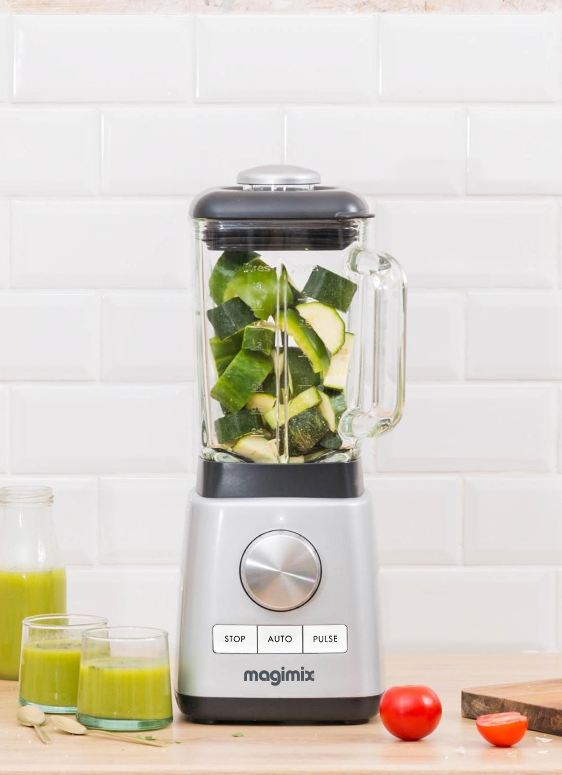 Magimix Power 4 blender 1,8 liter  - detail 5 zilver
