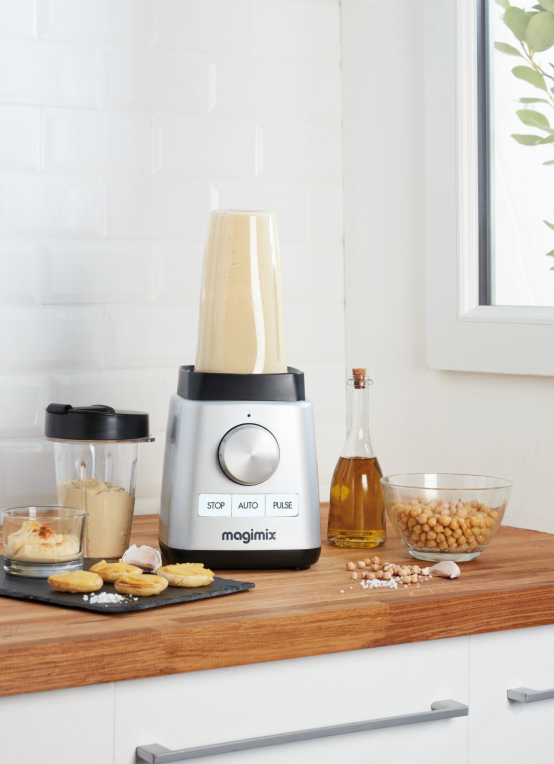 Magimix Power 4 blender 1,8 liter  - detail 7 zilver