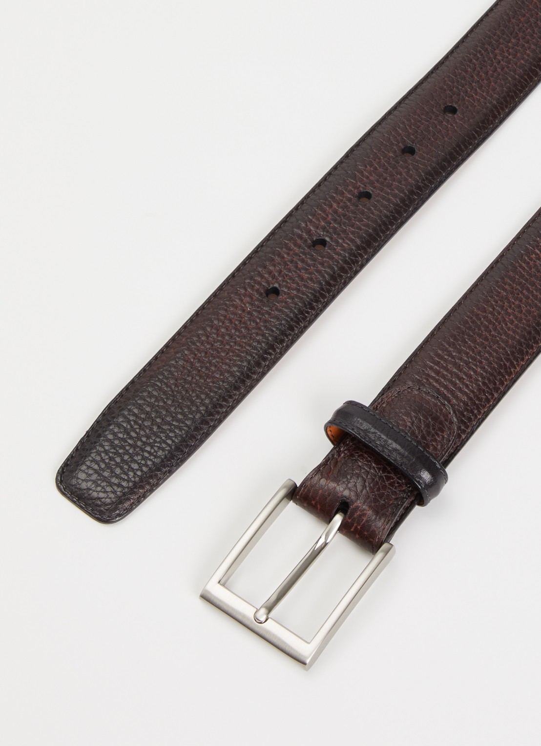 Magnanni 1078 Rugo riem van leer - detail 2 bruin