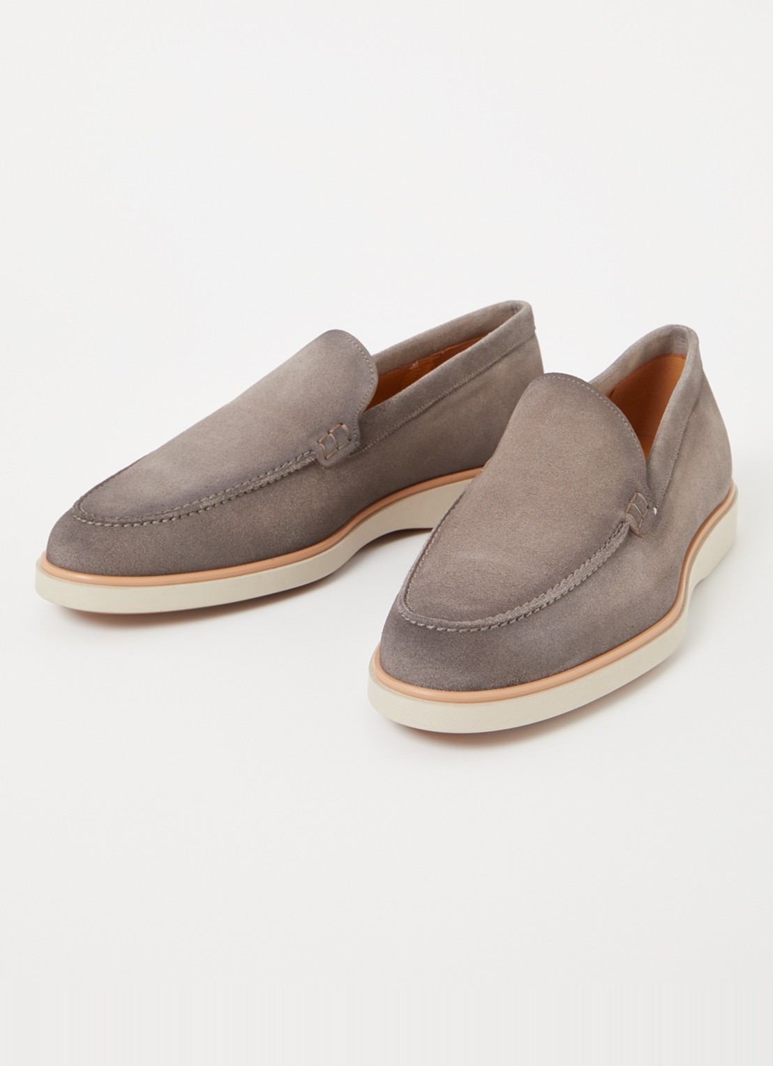 Magnanni Apolo loafer van kalfssuède - detail 3 grijs