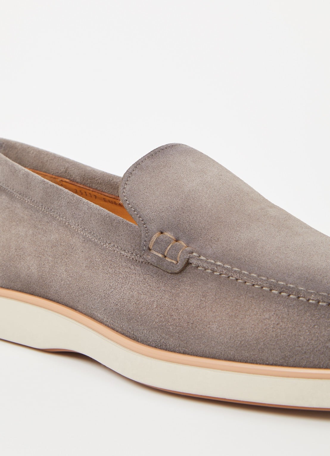 Magnanni Apolo loafer van kalfssuède - detail 6 grijs