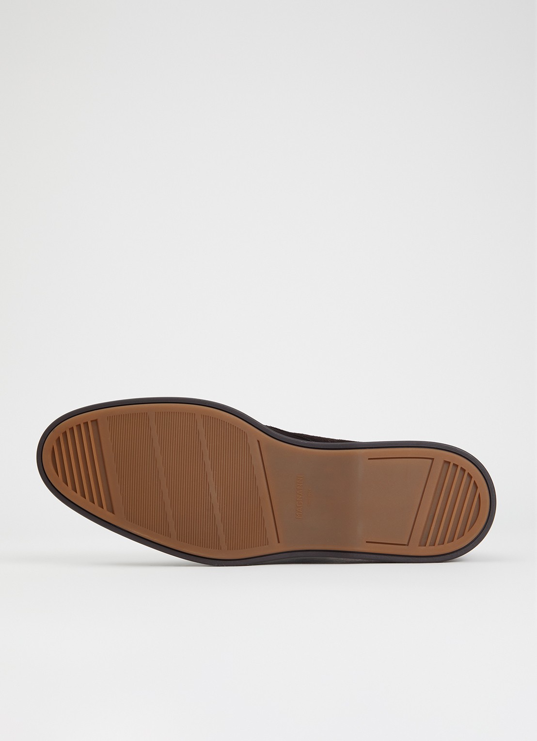 Magnanni Casual veterschoen van suède - detail 3 donkerbruin