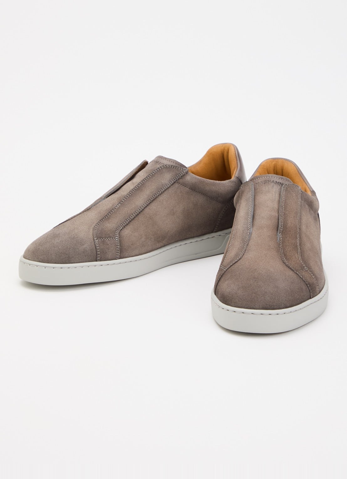 Magnanni Cosmo Slip sneaker van suède - detail 2 donkergrijs