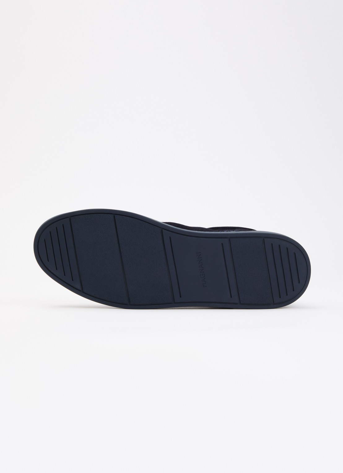 Magnanni Costa Slip II sneaker van suède - detail 4 donkerblauw