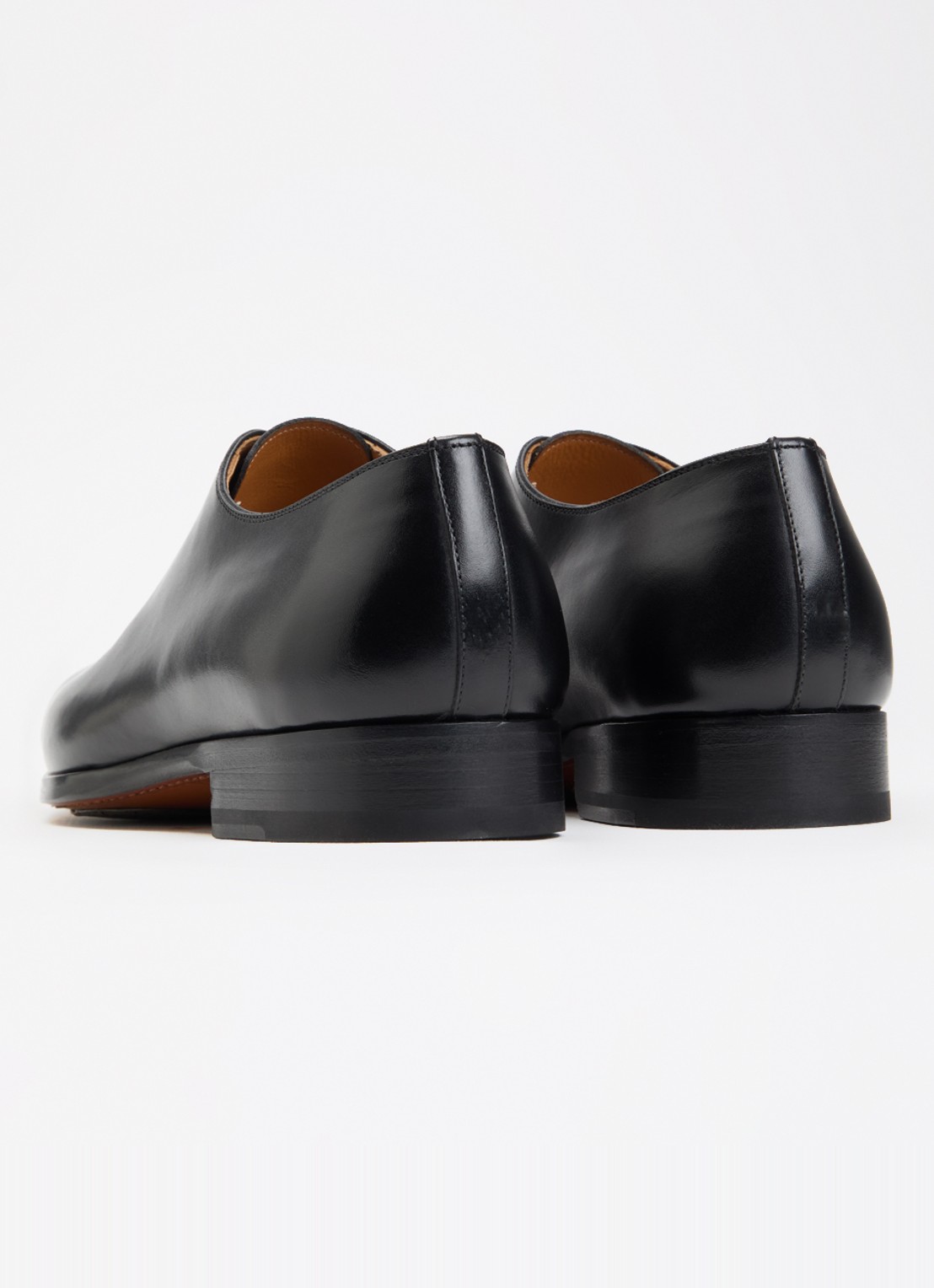 Magnanni Fleur II veterschoen van kalfsleer - achterkant zwart