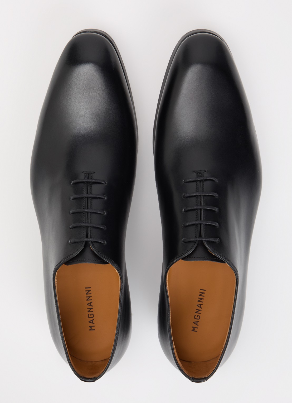 Magnanni Fleur II veterschoen van kalfsleer - detail 4 zwart