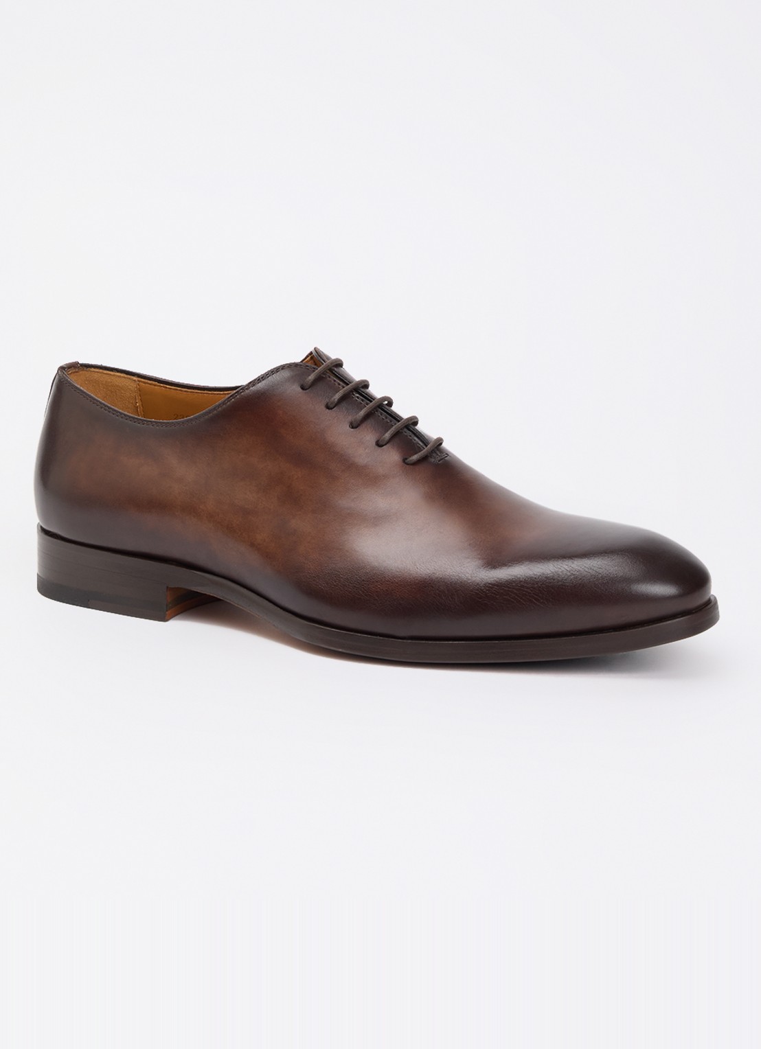 Magnanni Fleur II veterschoen van leer - voorkant 2 donkerbruin