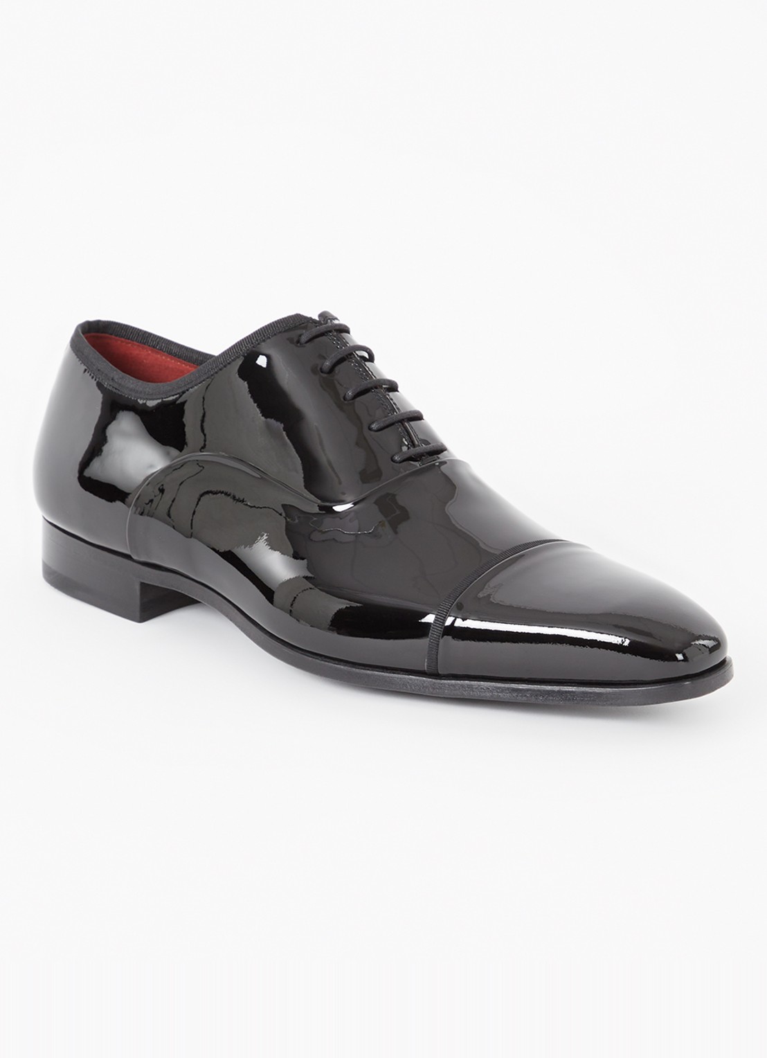 Magnanni Jadiel veterschoen van lakleer - voorkant 4 zwart