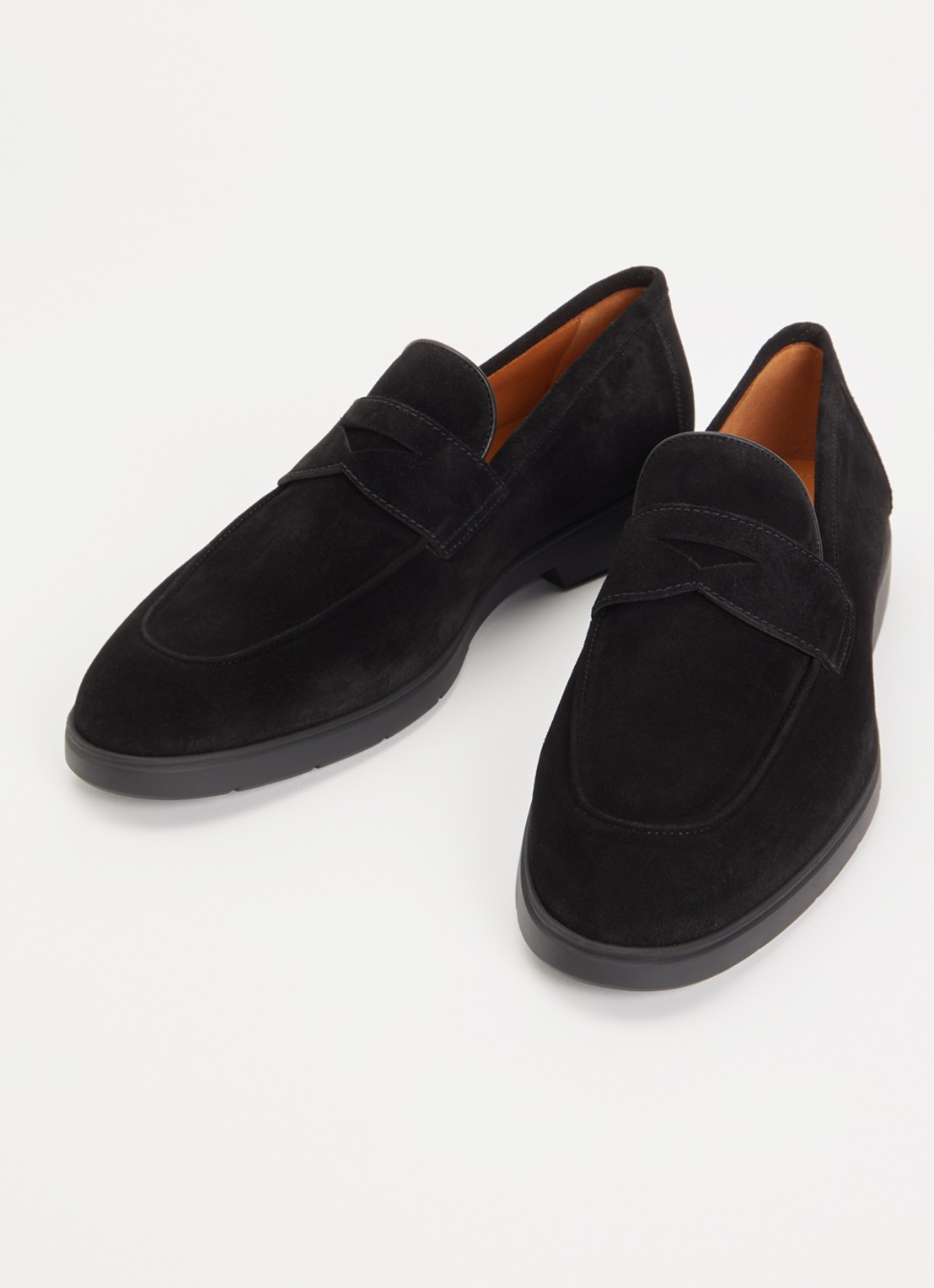 Magnanni Loafer van suède - detail 3 zwart