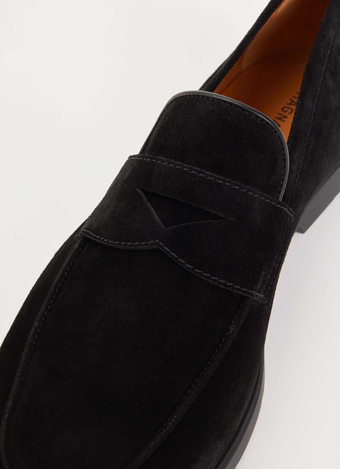 Magnanni Loafer van suède - detail 6 zwart