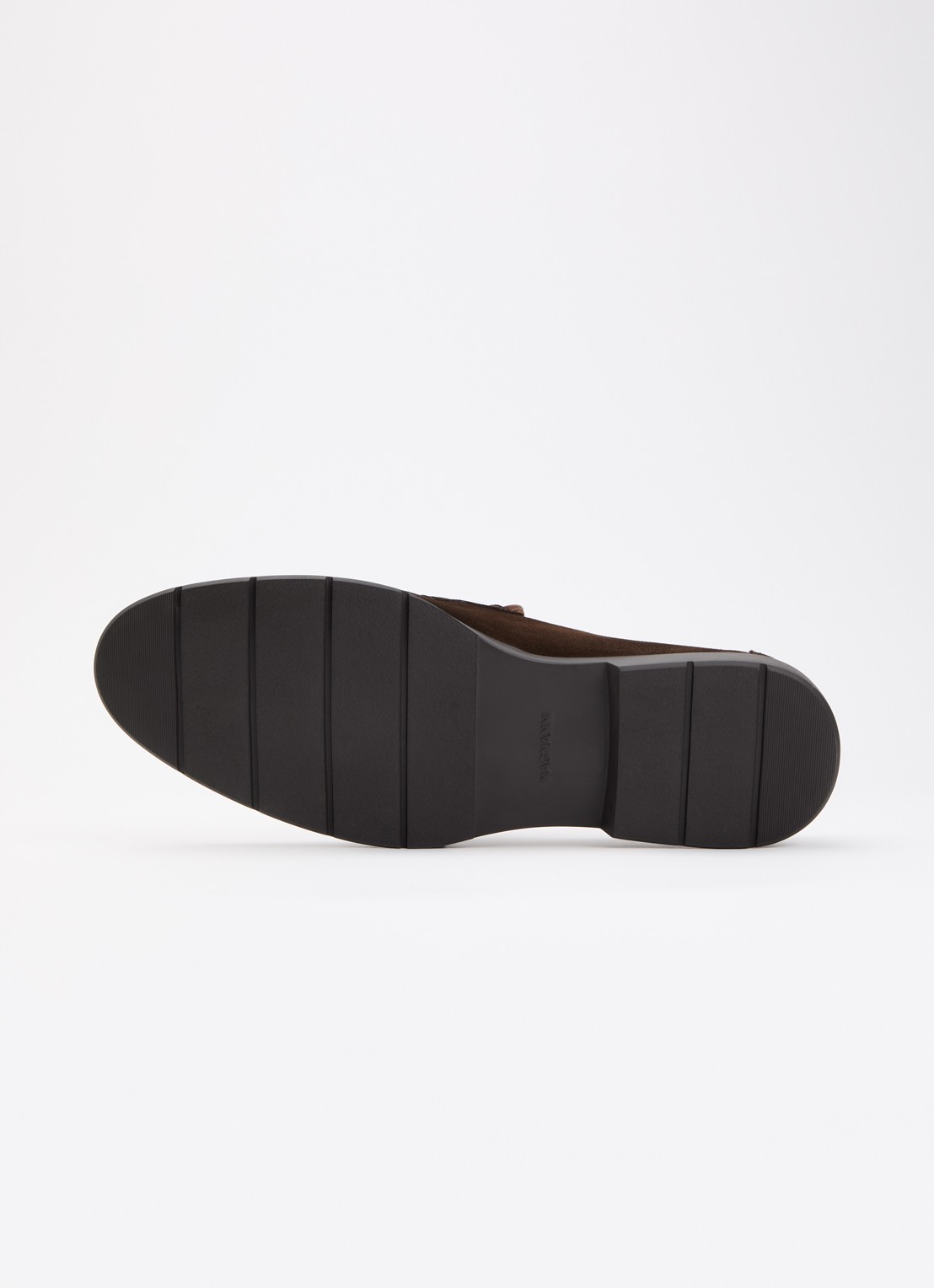 Magnanni Loafer van suède - detail 3 donkerbruin