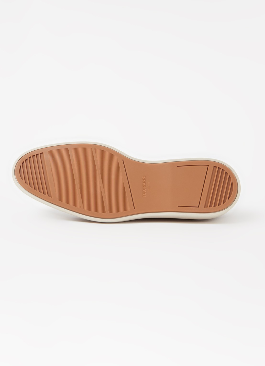 Magnanni Loafer van suède - detail 4 donkerbeige