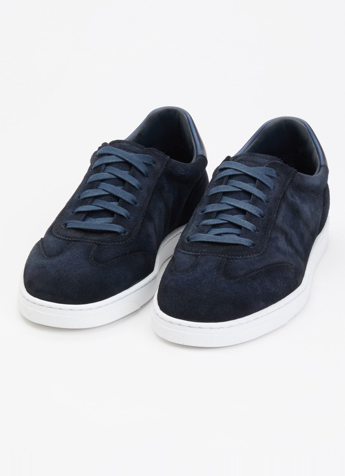 Magnanni Sneaker van suède  - detail indigo