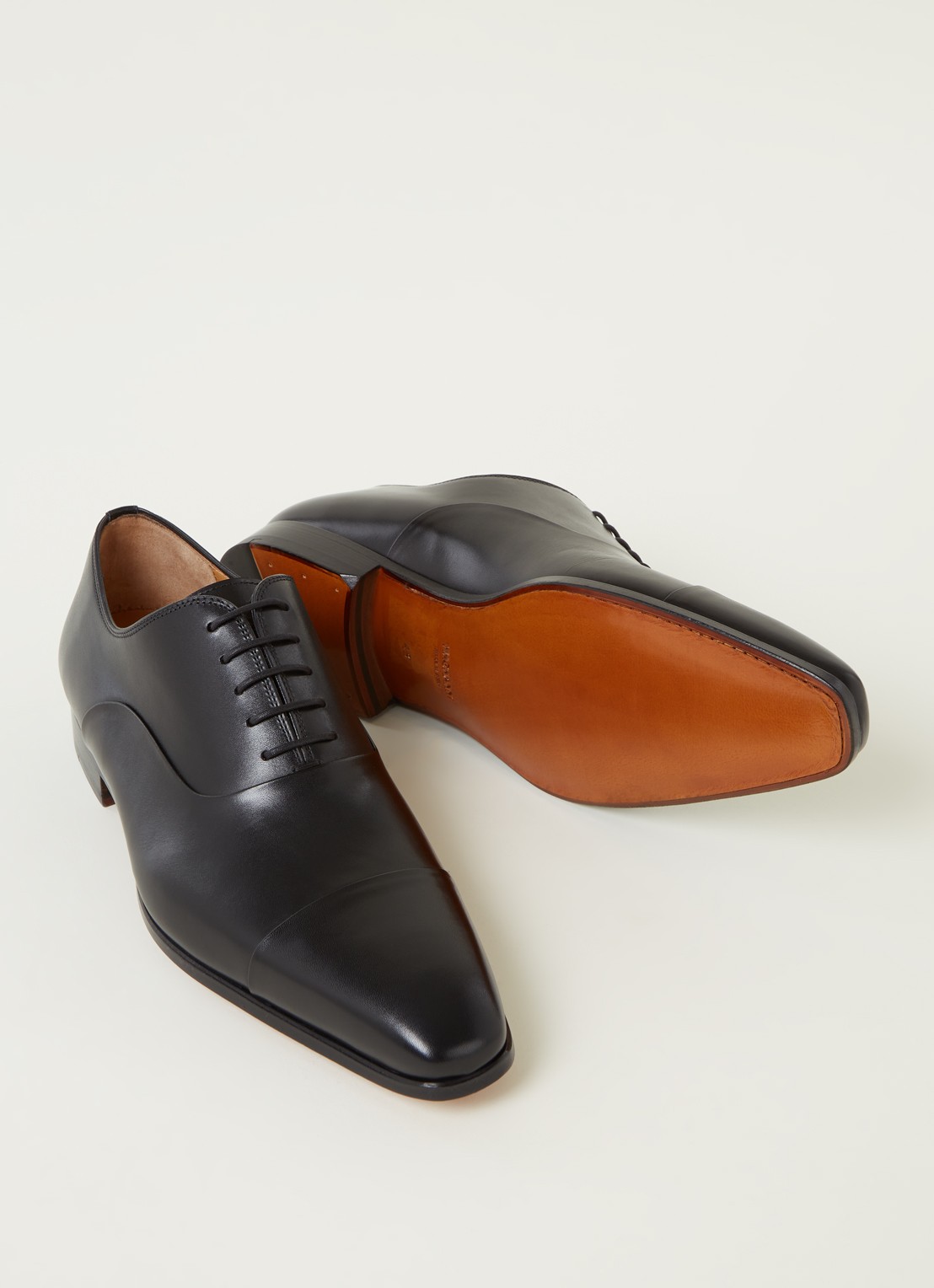 Magnanni Veterschoen van leer - detail 2 zwart