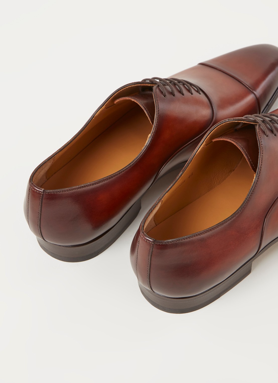 Magnanni Veterschoen van leer - detail 2 cognac