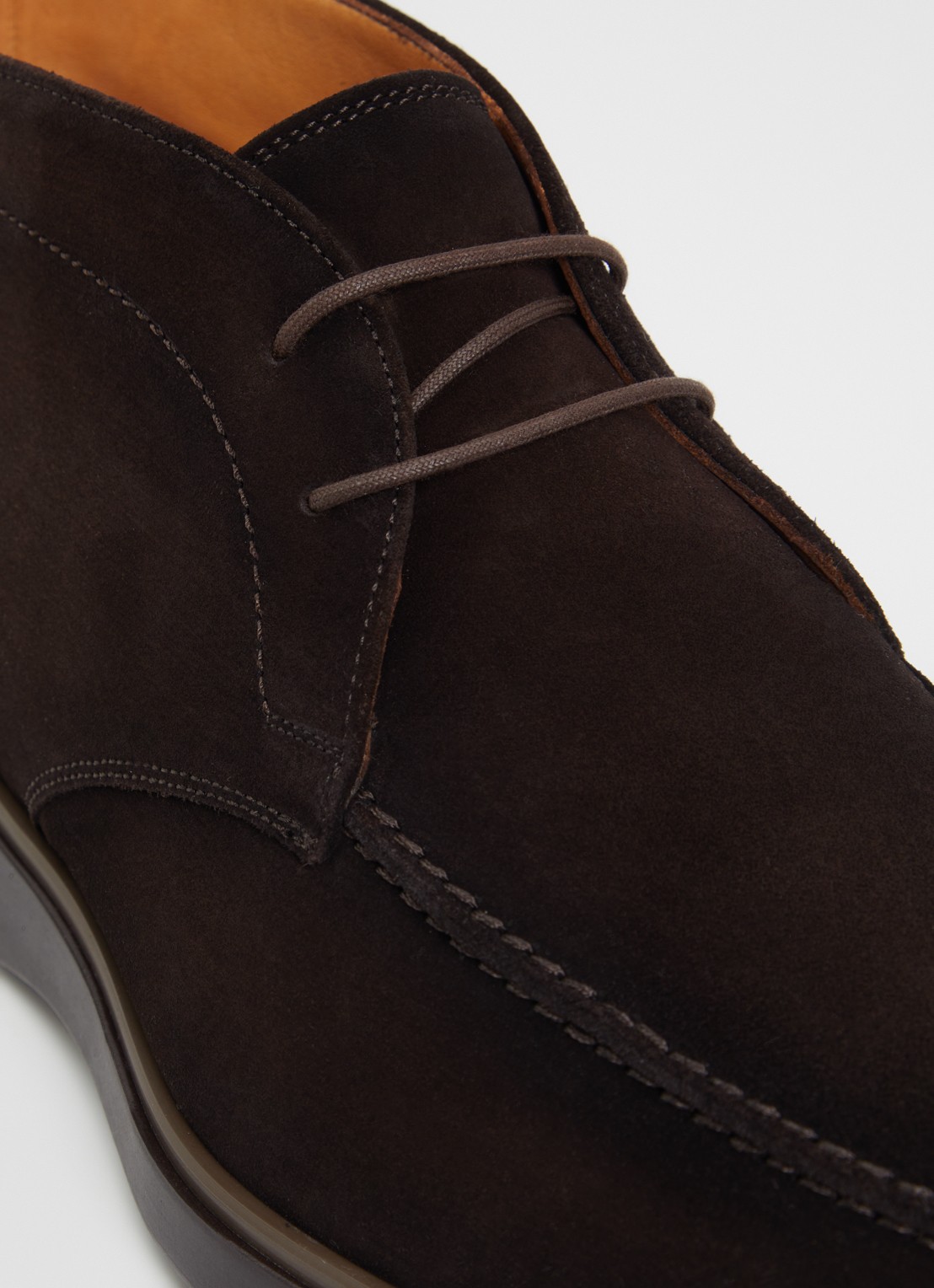 Magnanni Veterschoen van suède - detail 5 donkerbruin