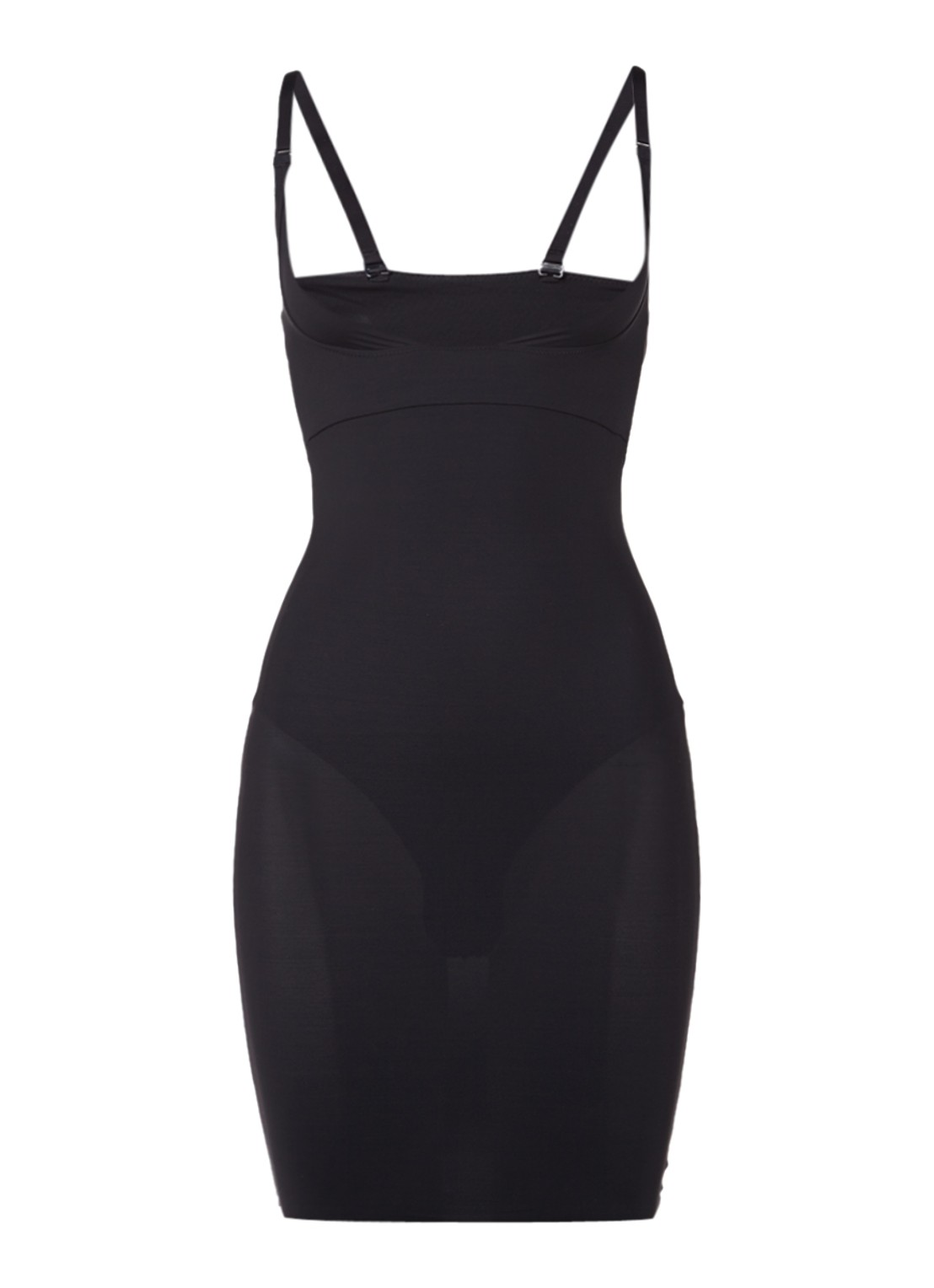 Maidenform Flexees corrigerende onderjurk - voorkant 3 zwart