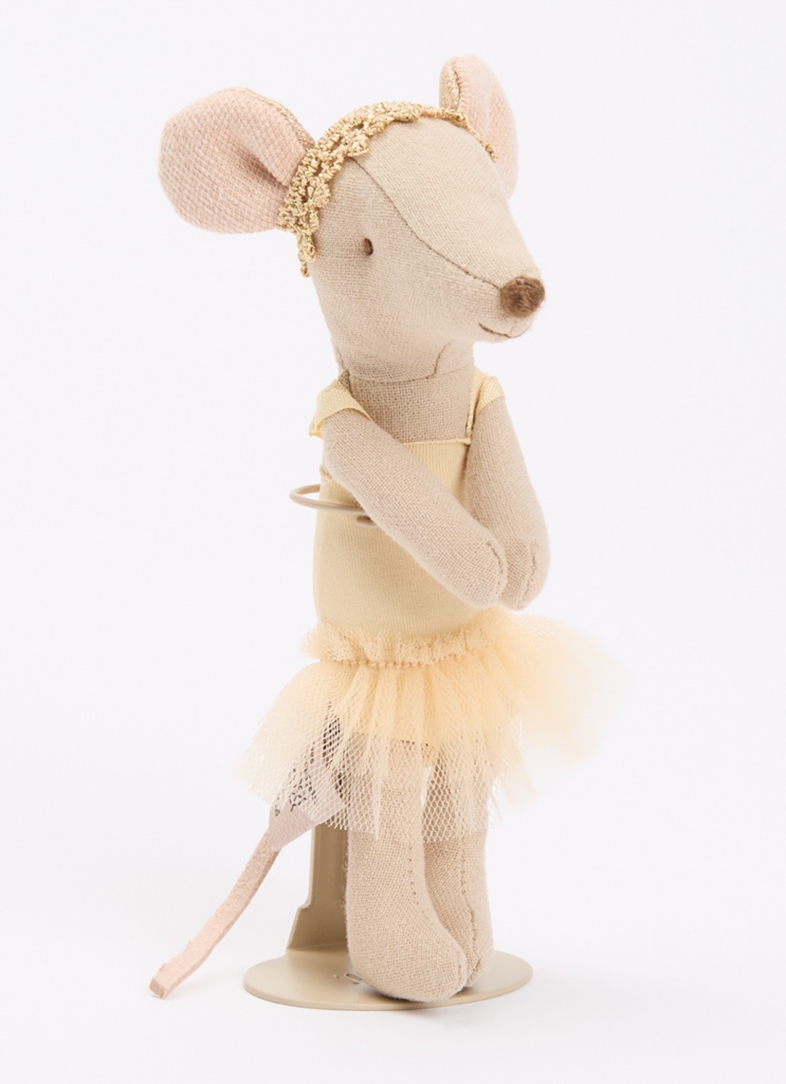 Maileg Big sister ballet muis 13 cm - detail 4 goud