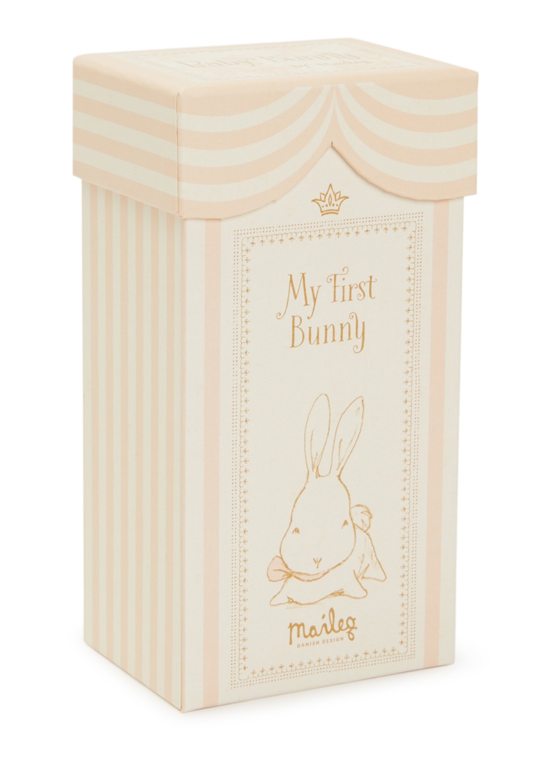 Maileg My first bunny knuffel konijn 19 cm - detail 3 gebroken wit