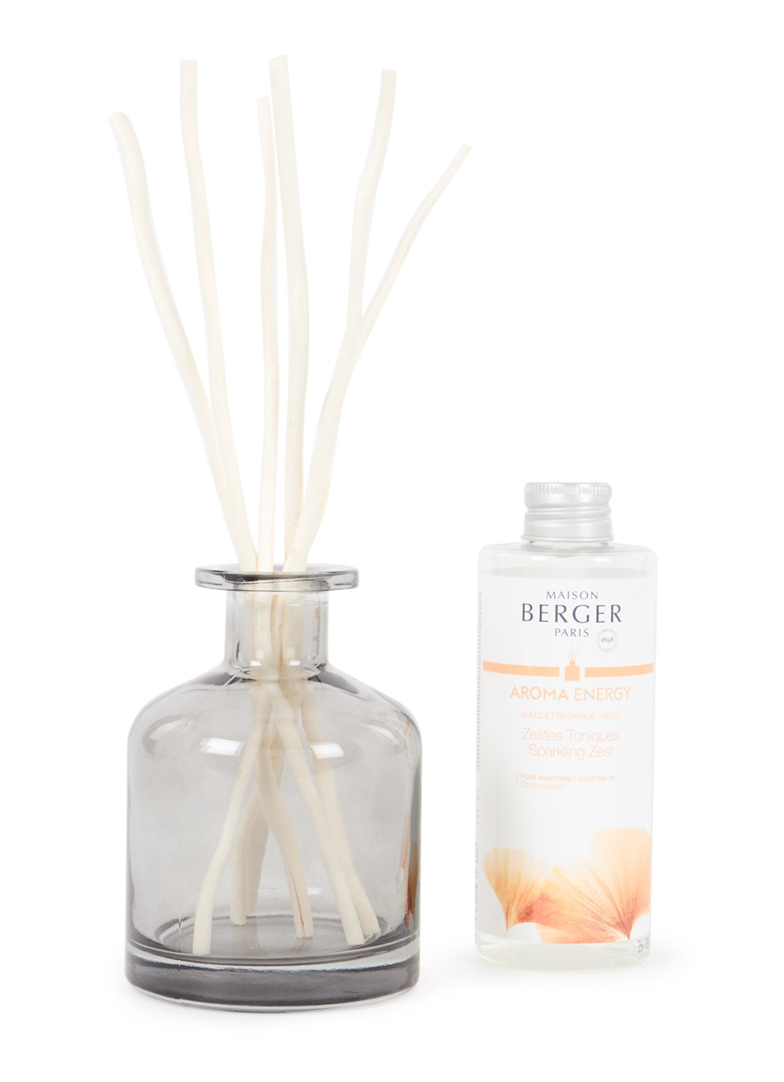 Maison Berger Aroma relax geurstokjes 180 ml - voorkant transparant