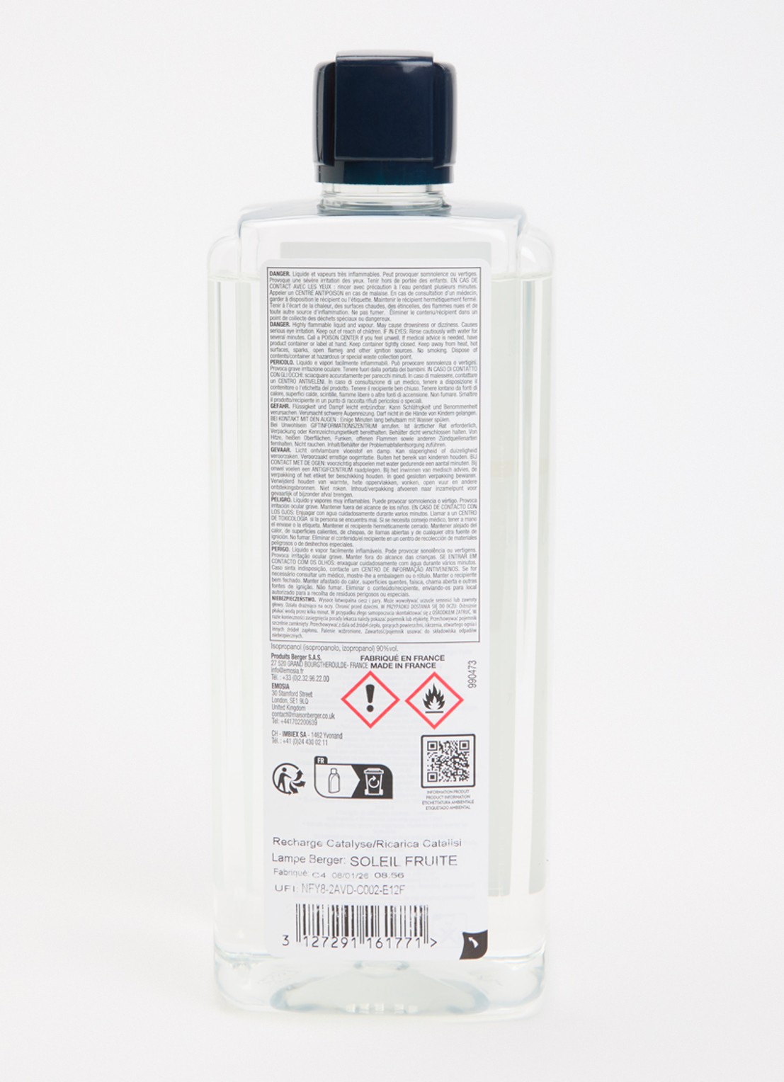Maison Berger Fruity Sun navulling voor Lampe Berger 1 liter - voorkant 2 undefined
