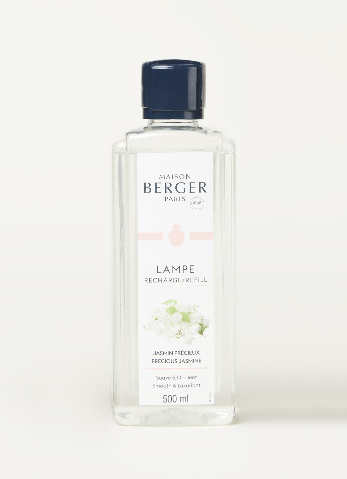 Maison Berger Jasmin Précieux navulling voor Lampe Berger 500 ml - voorkant 2 transparant