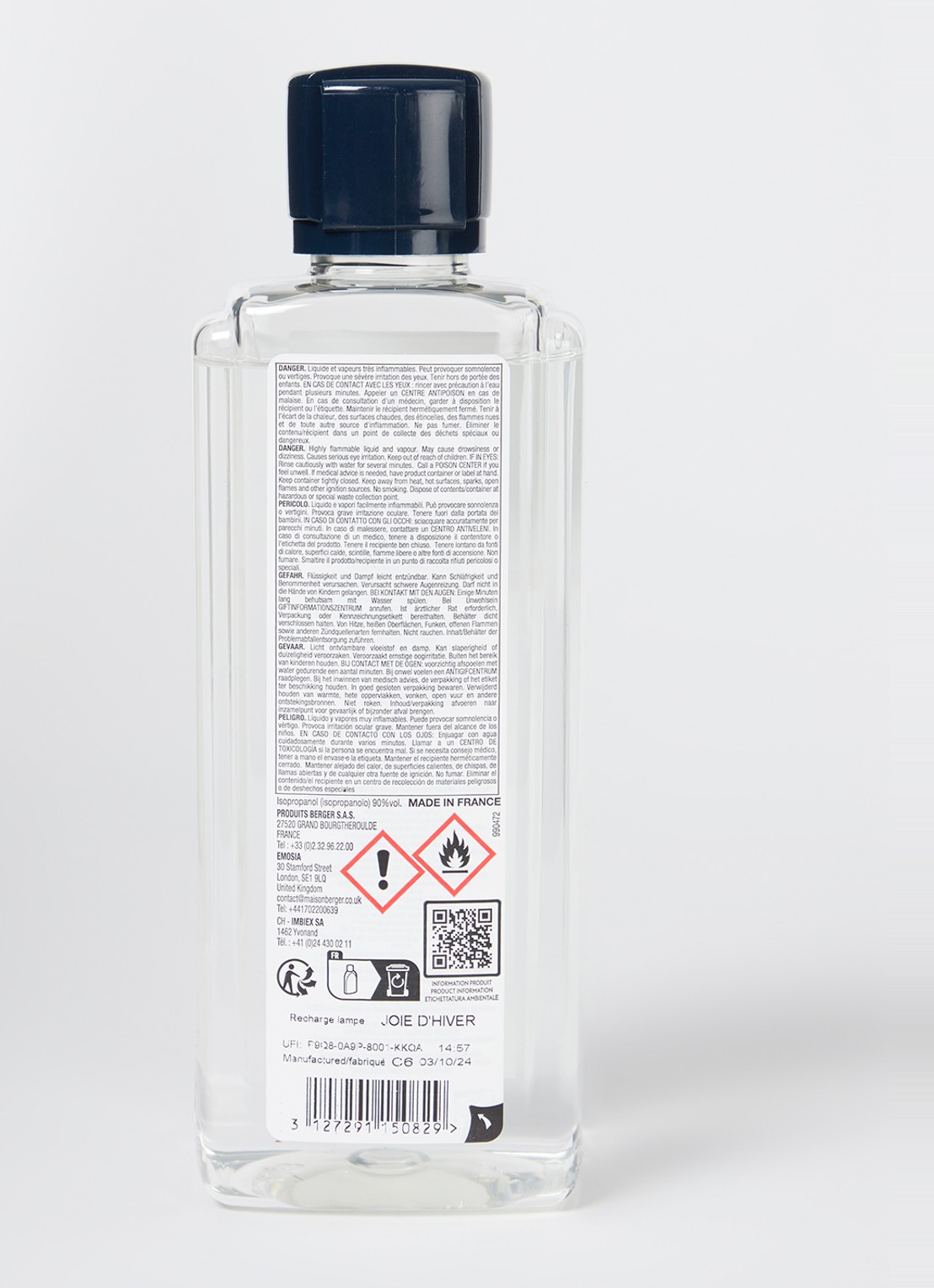 Maison Berger Joie d'Hiver navulling voor Lampe Berger 500 ml - voorkant 2 undefined