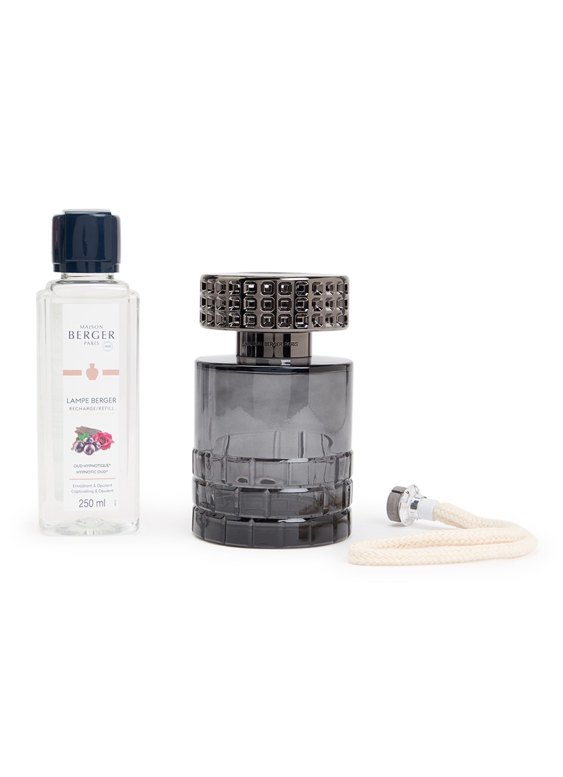 Maison Berger Lampe Berger Celebration Noire met navulling in giftset - voorkant 2 zwart