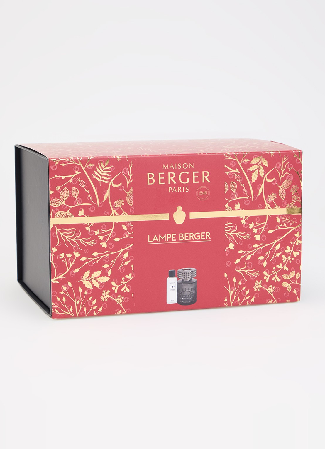 Maison Berger Lampe Berger Celebration Noire met navulling in giftset - voorkant 3 zwart