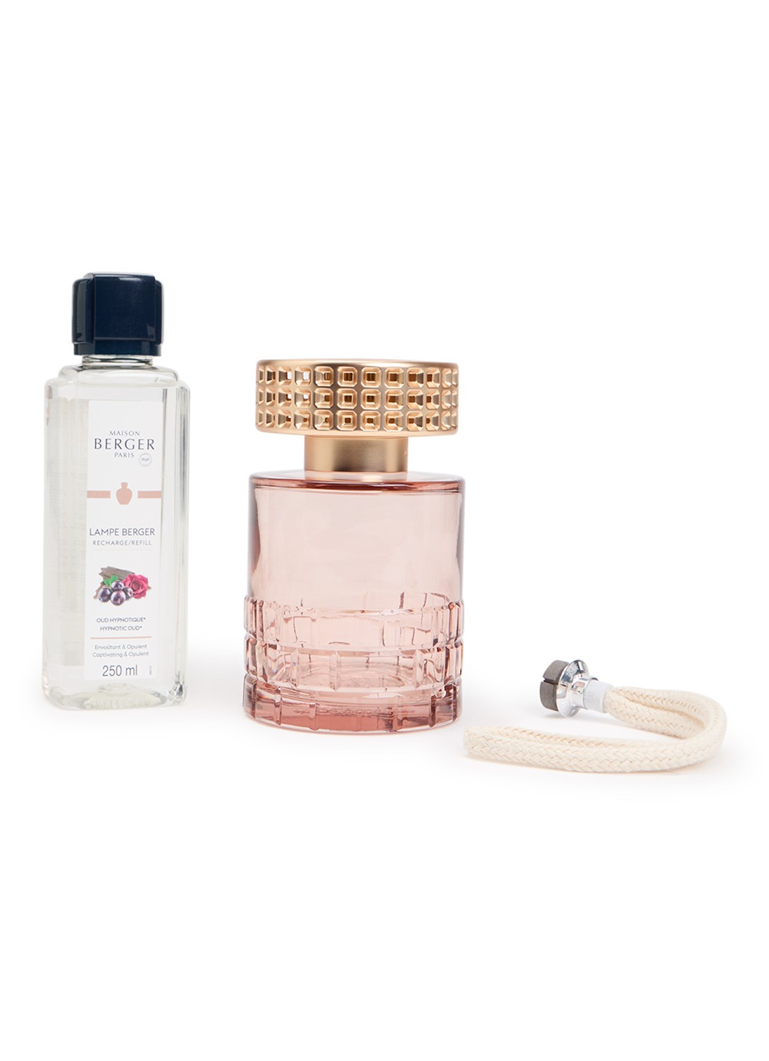 Maison Berger Lampe Berger Celebration Nude met navulling in giftset - voorkant 2 beige