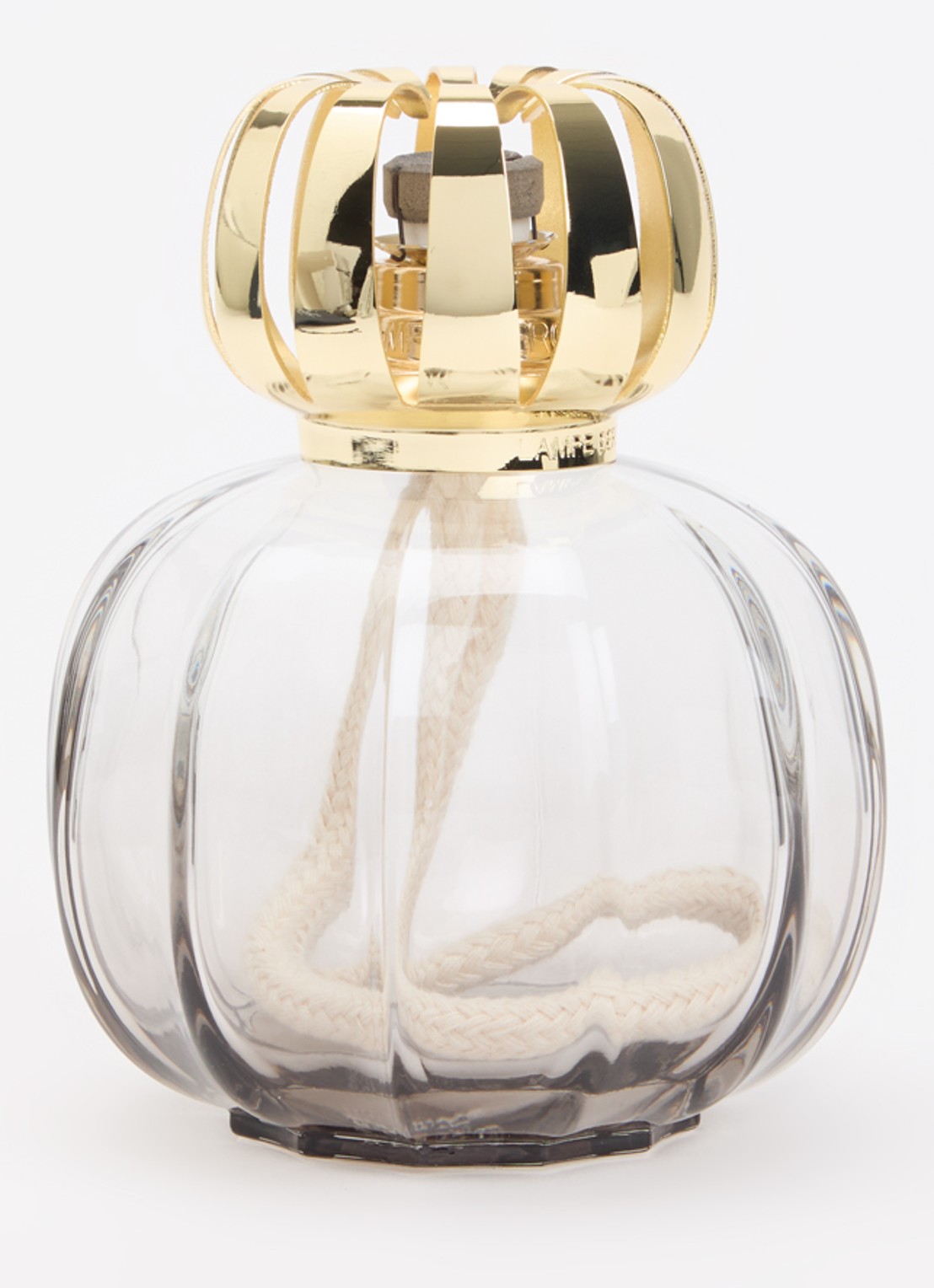 Maison Berger Lampe Berger Corali Grise cadeauset met Velours d'Orient navulling 250 ml  - detail grijs