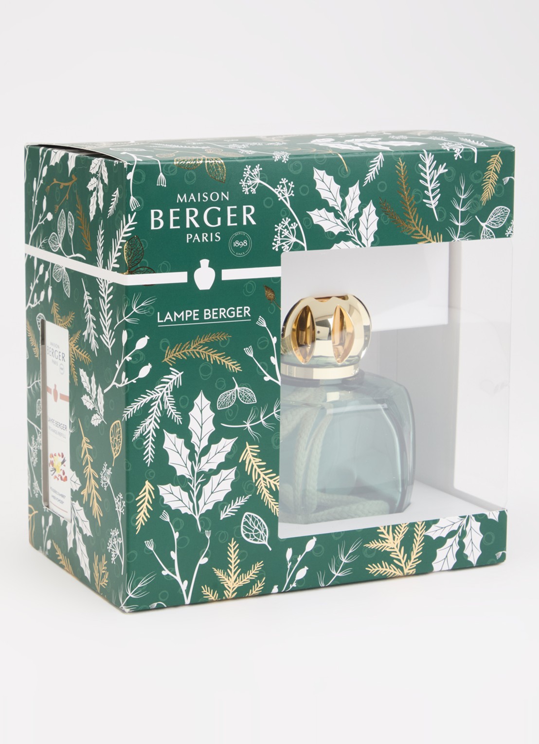Maison Berger Lampe Berger Magical Verte met navulling in giftset - voorkant 2 groen