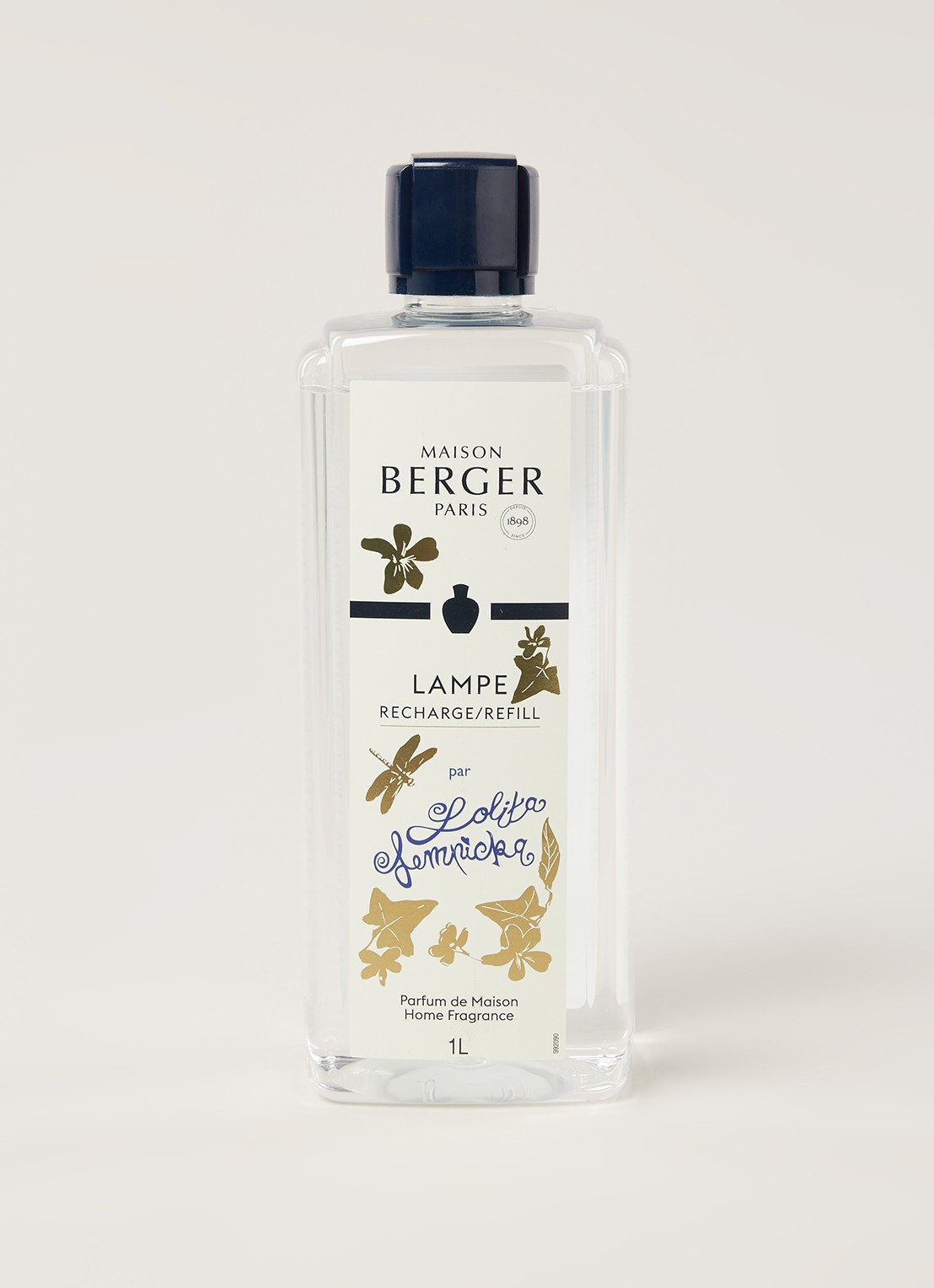 Maison Berger Lolita Lempicka huisparfum navulling 1 liter - voorkant 2 transparant