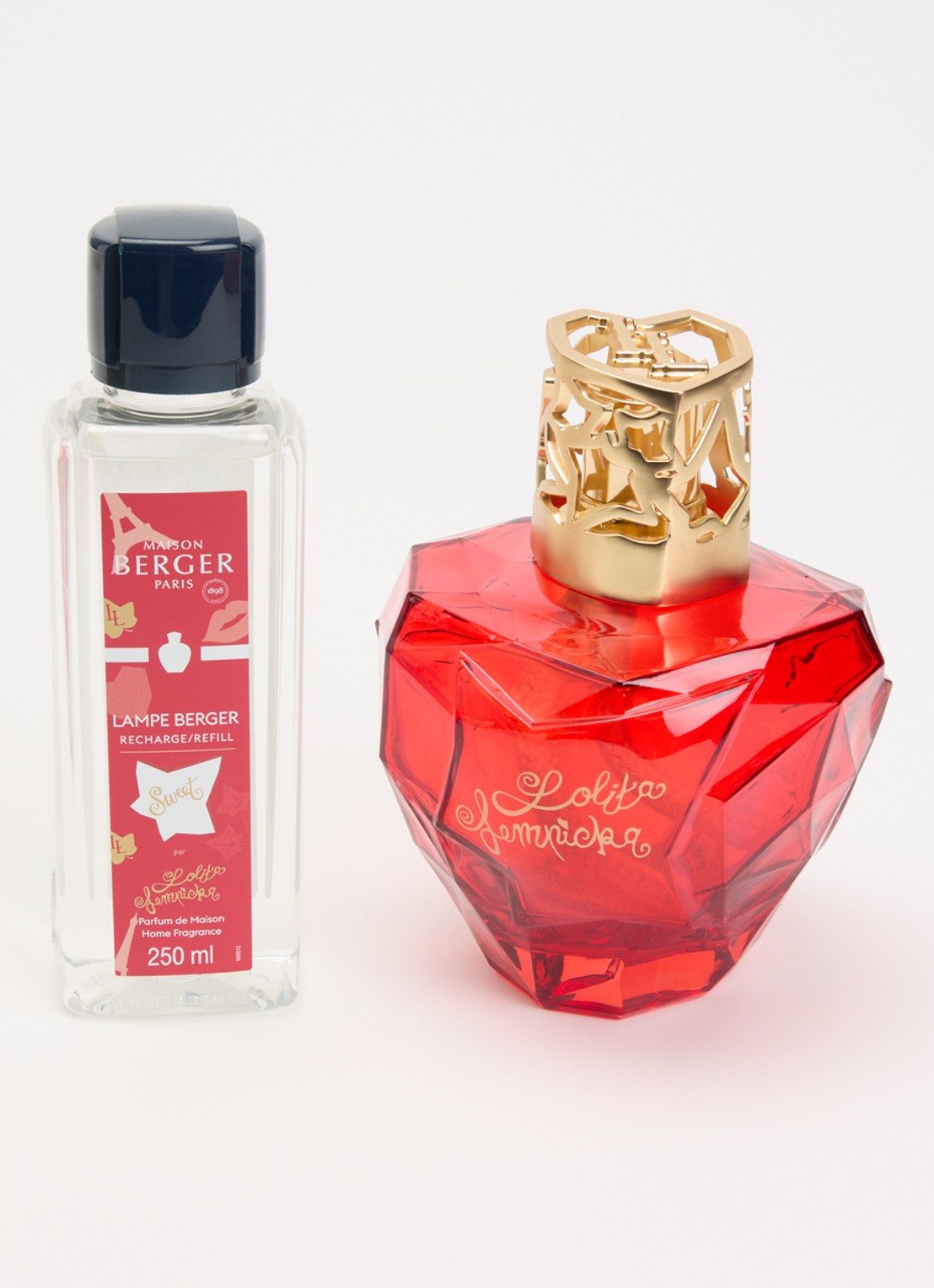 Maison Berger Lolita Lempicka Sweet Lampe Berger met navulling in giftset - detail 2 rood