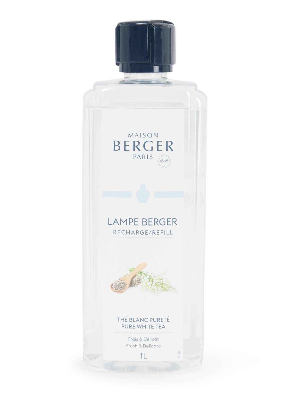 Maison Berger Pure White Tea navulling voor geurbrander  - voorkant undefined